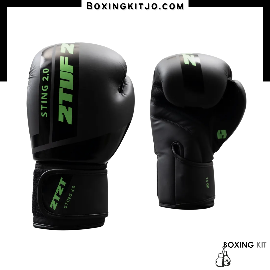 Matte boxing gloves