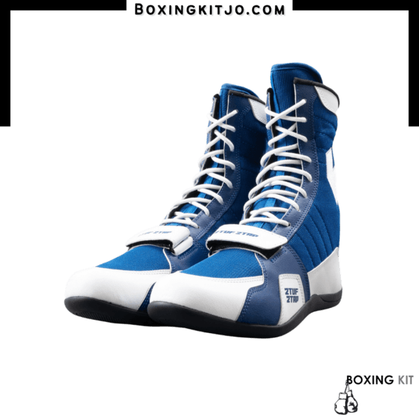 2TUF2TAP Blue/White Boxing Shoes