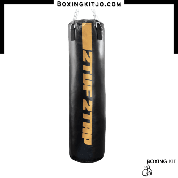 2TUF2TAP Black&Gold Punching Bag