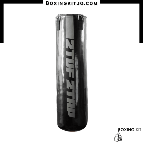 2TUF2TAP Black&Silver Punching Bag