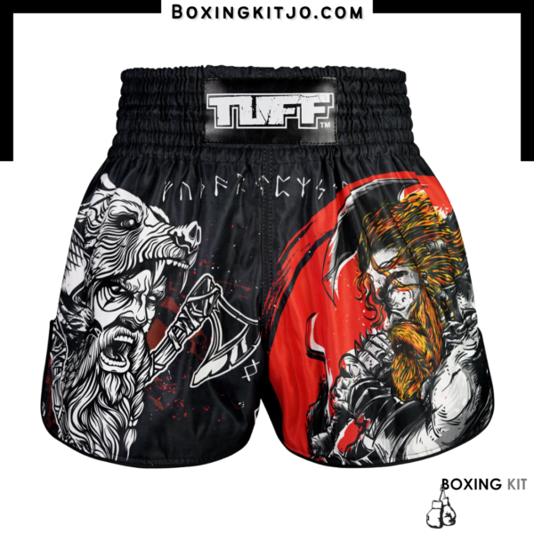 2TUF2TAP Muay Thai Short - Vikings Warriors Design