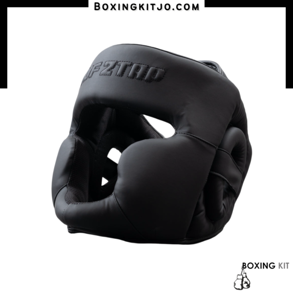 2TUF2TAP Black Full Matte Headguard