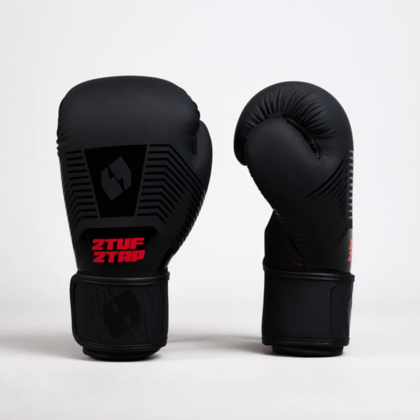 2TUF2TAP Blackout Blaze Boxing Gloves