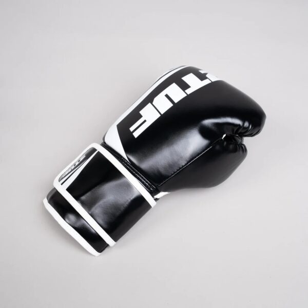 2TUF2TAP V1 Beginner's Boxing Gloves - Black & White - Image 2