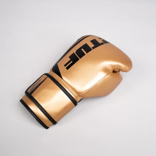 2TUF2TAP V1 Beginner's Boxing Gloves - Gold & Black - Image 2
