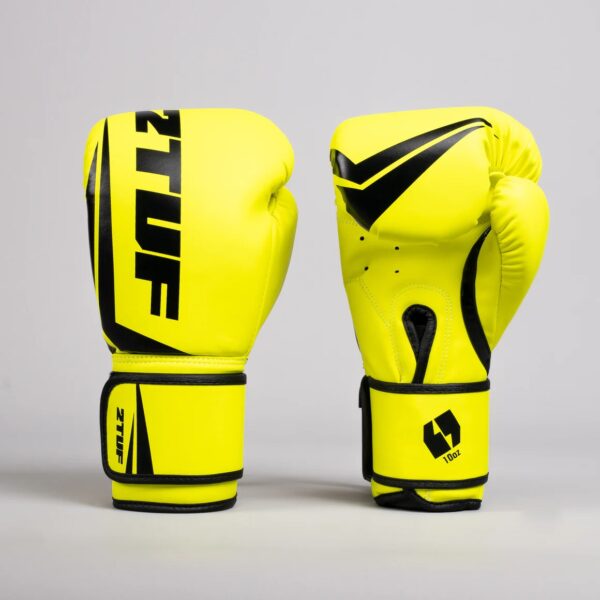 2TUF2TAP V1 Beginner's Boxing Gloves - Yellow & Black