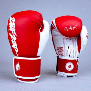 2TUF2TAP Graffiti Series Red & White Boxing Gloves – Elite Training