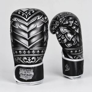 2TUF2TAP Silver Knight Guard Boxing Gloves